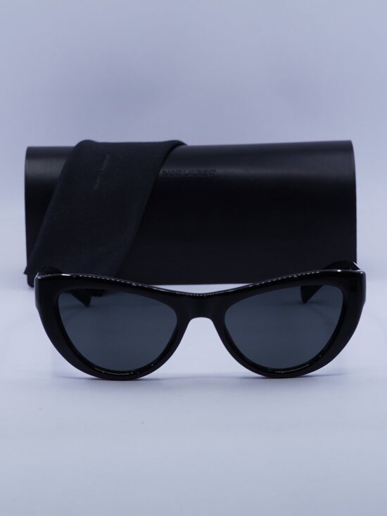 Saint Laurent SL676 001 Cat Eye Sunglasses - Black main image 12